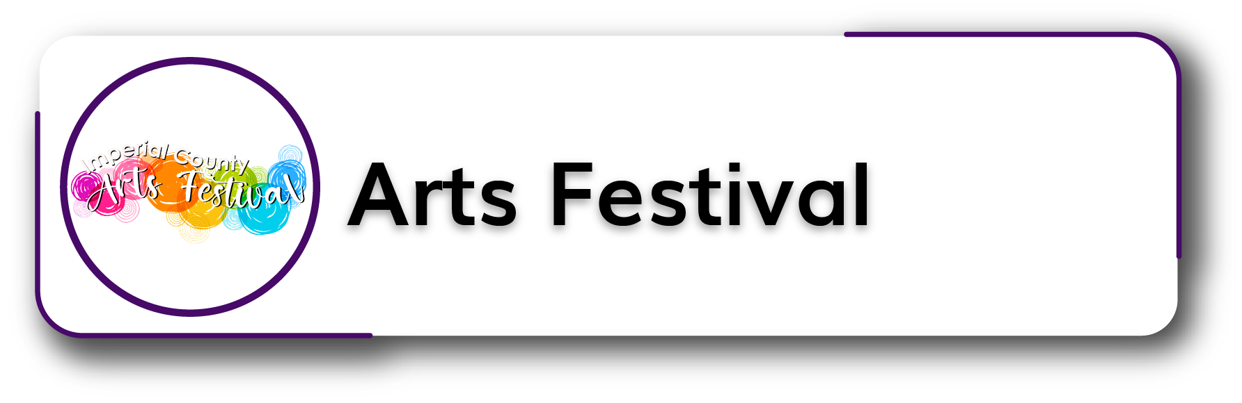 Arts Festival Button