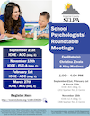 School Psychologists' Roundtable Meetings Flyer