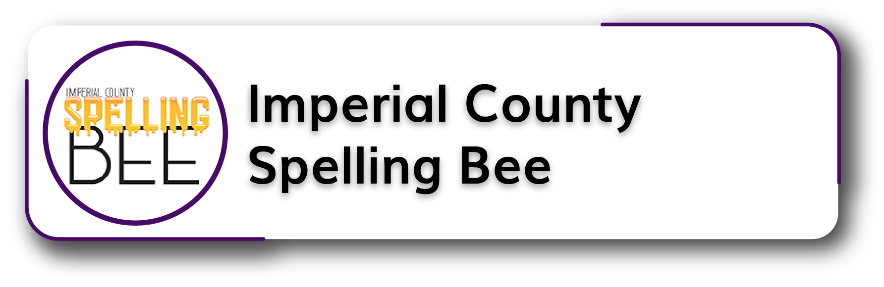 Imperial County Spelling Bee Button