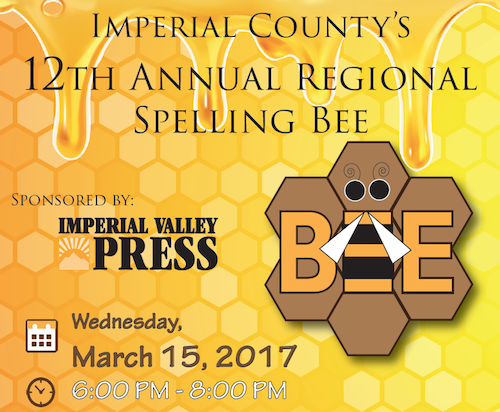 Flyer for Annual Spelling Bee