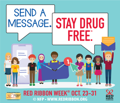 send a message, stay drug free