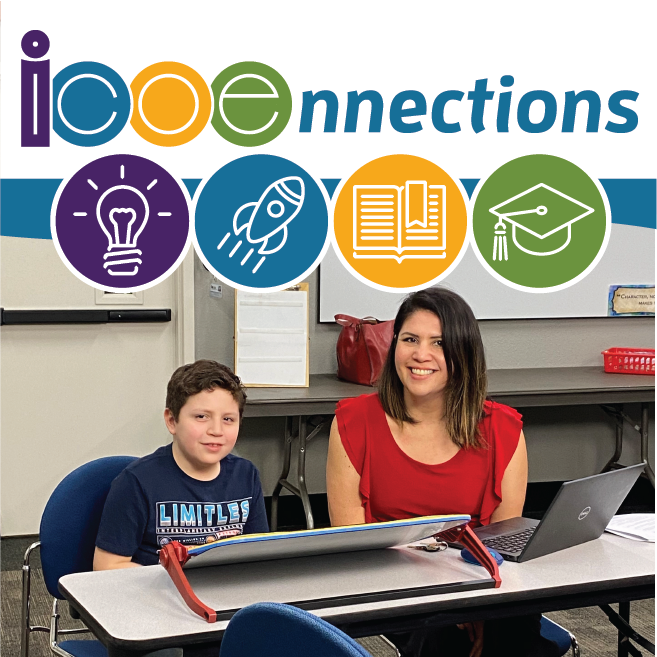 teacher and student learning on desk