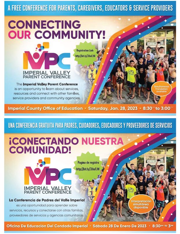 Imperial Valley Parent Conference Flyer