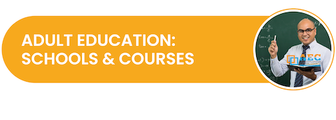 Adult Education: Schools & Courses Button