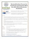 Reclassification Process for Dually Served Students Who Are with Mild & Moderate Disability Flyer