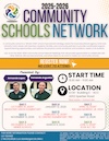 2025-26 Community Schools Network Meetings Flyer