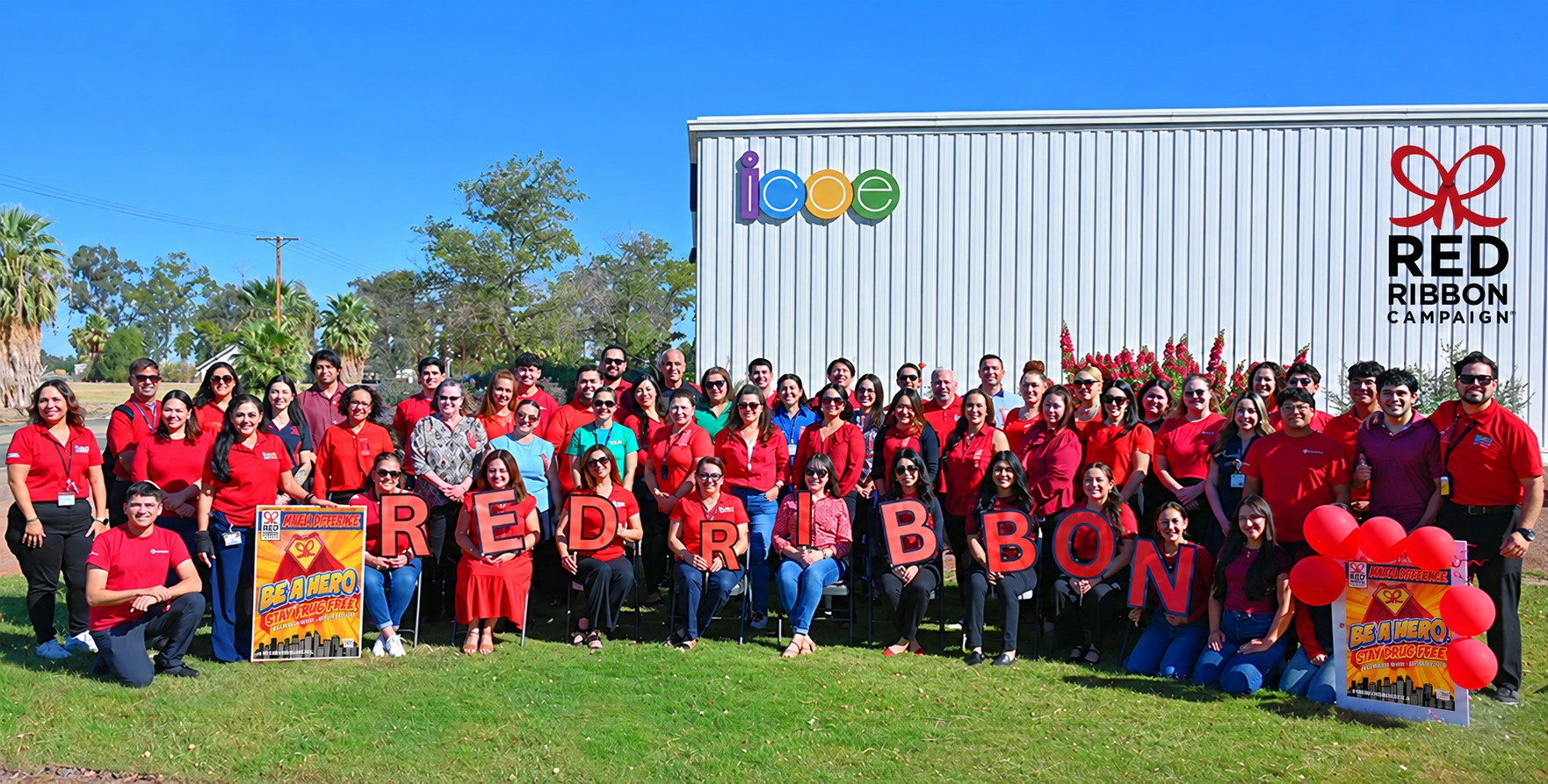 Red Ribbon Staff Photo