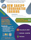 New CAASPP Coordinator Training (Fall) Flyer