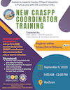New CAASPP Coordinator Training Flyer