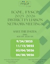 2025-26 District FYSCP Liaison Network Meeting Flyer