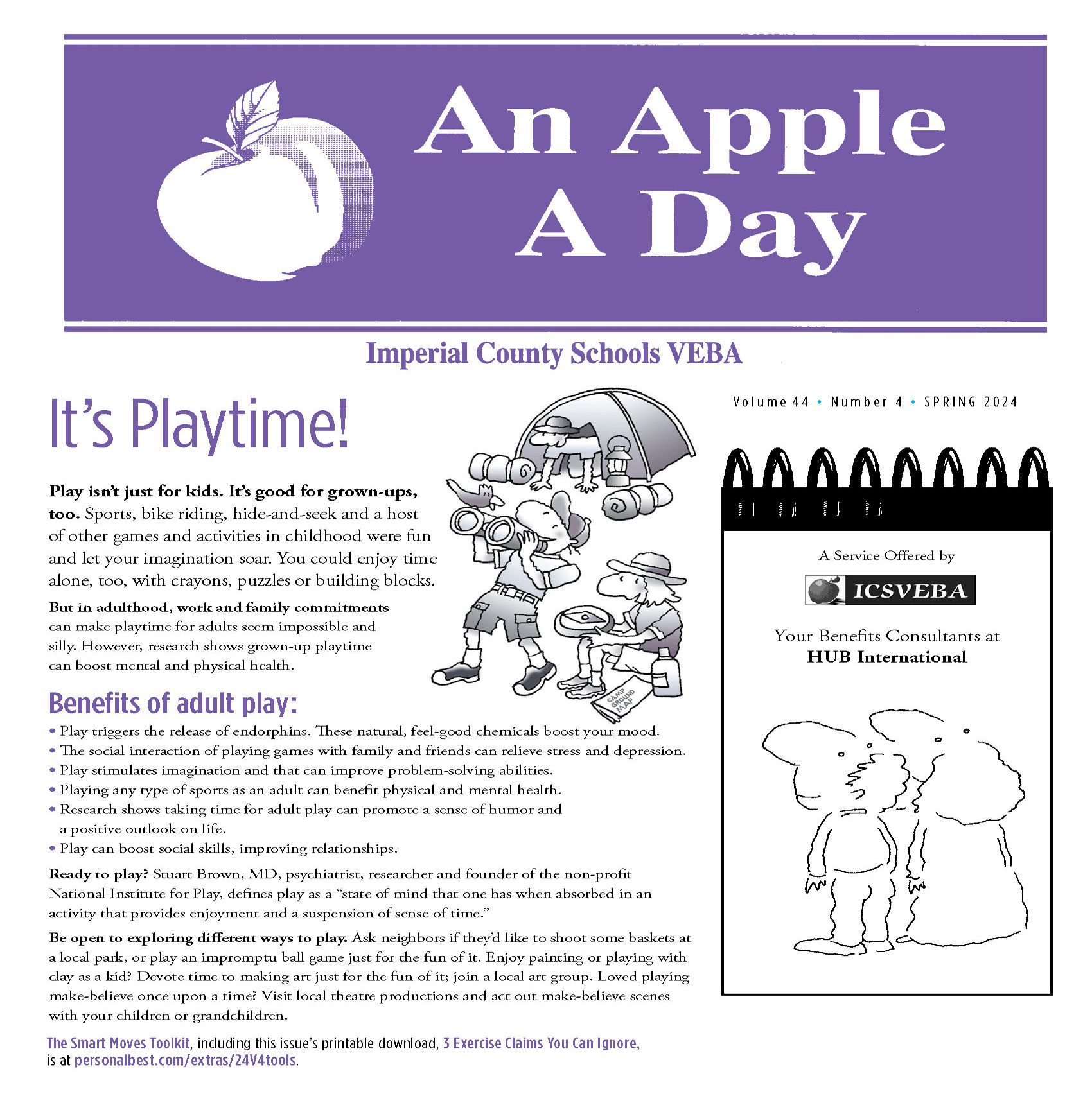 "An Apple A Day" - HUB Wellness Newsletter Spring 2024 Vol. 44