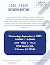 ICOE - FYSCP Network Meeting Flyer