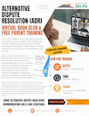 Alternative Dispute Resolution (ADR) Virtual Book Club & Free Parent Training (3 Day Event) - Flyer