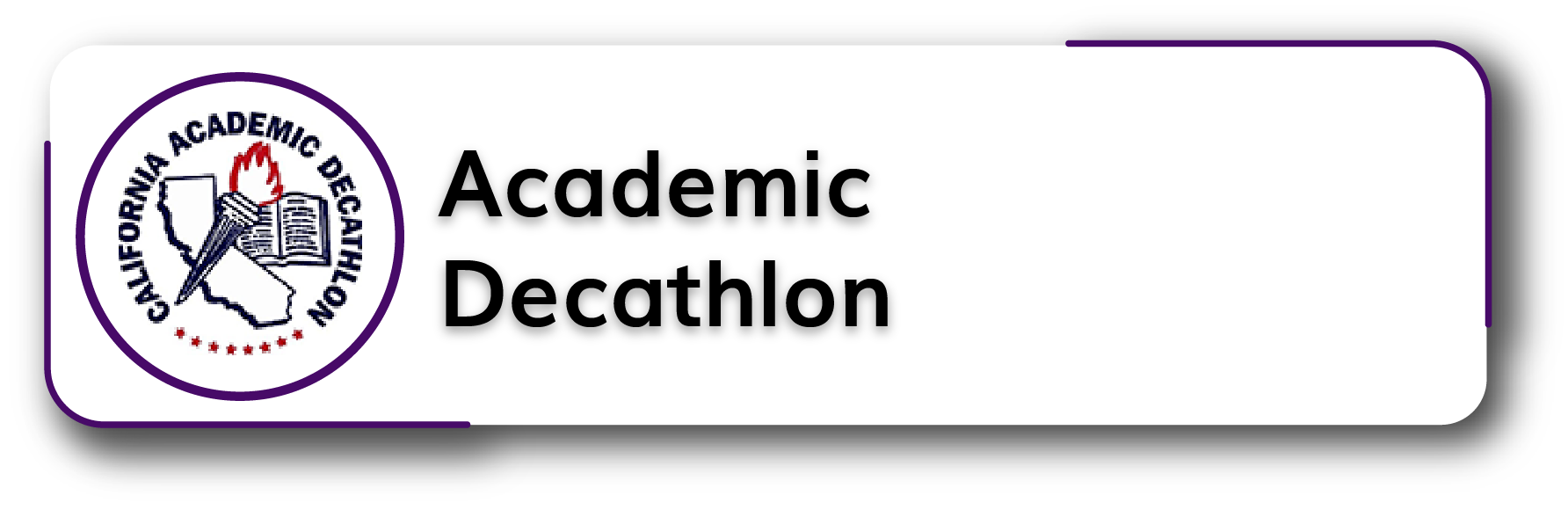 Academic Decathlon Button