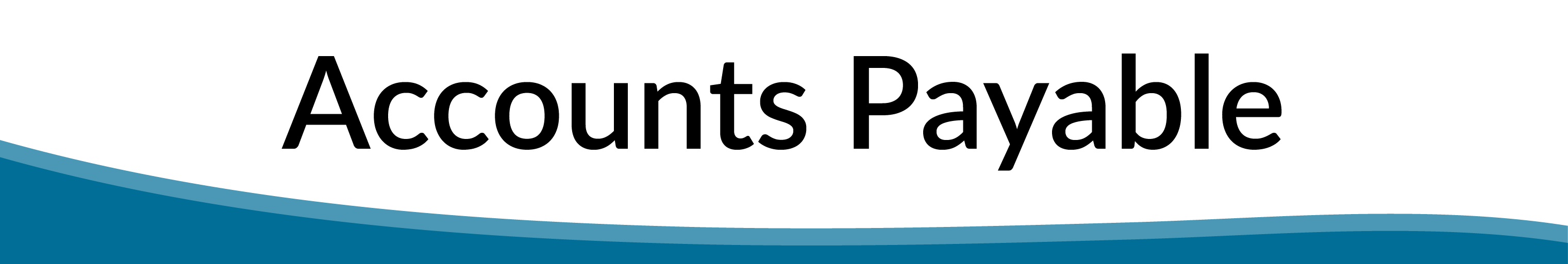 Accounts Payable banner