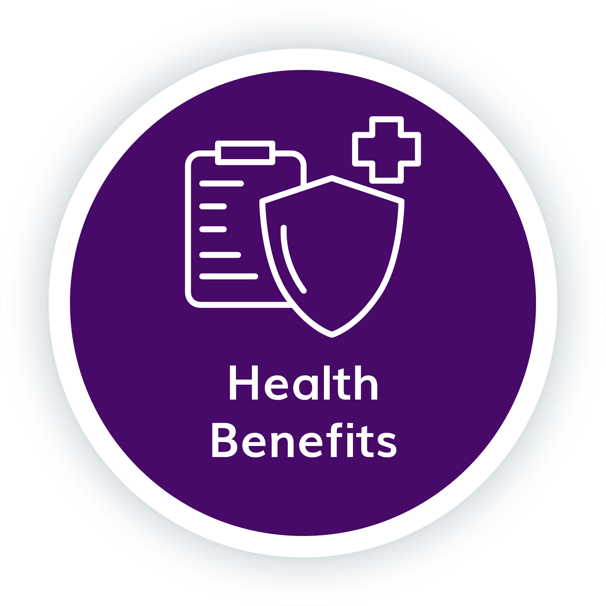 Health Benefits Button