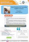 Folleto de mejores prácticas para evaluar a los aprendices de inglés