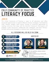 CRLP COP Literacy Focus - 4 Day Event - Flyer