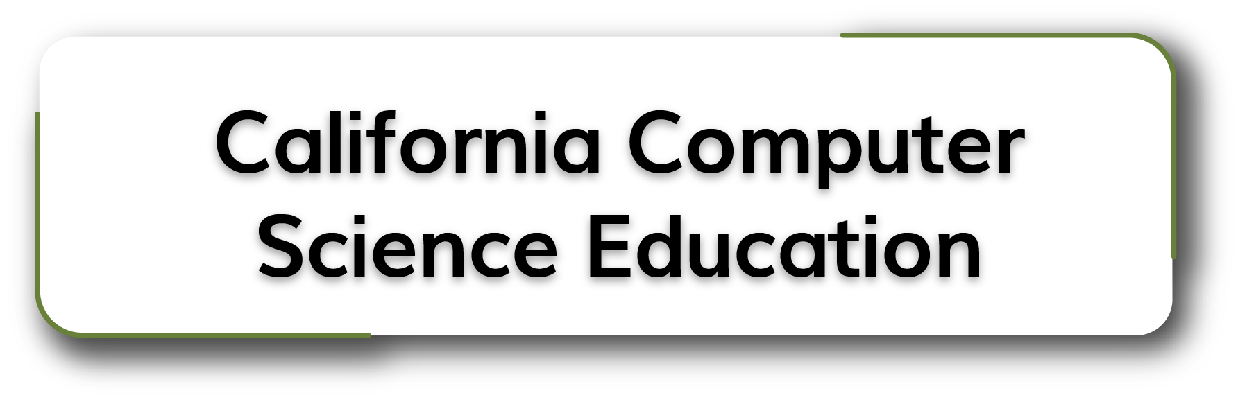 California Computer Science Education Button