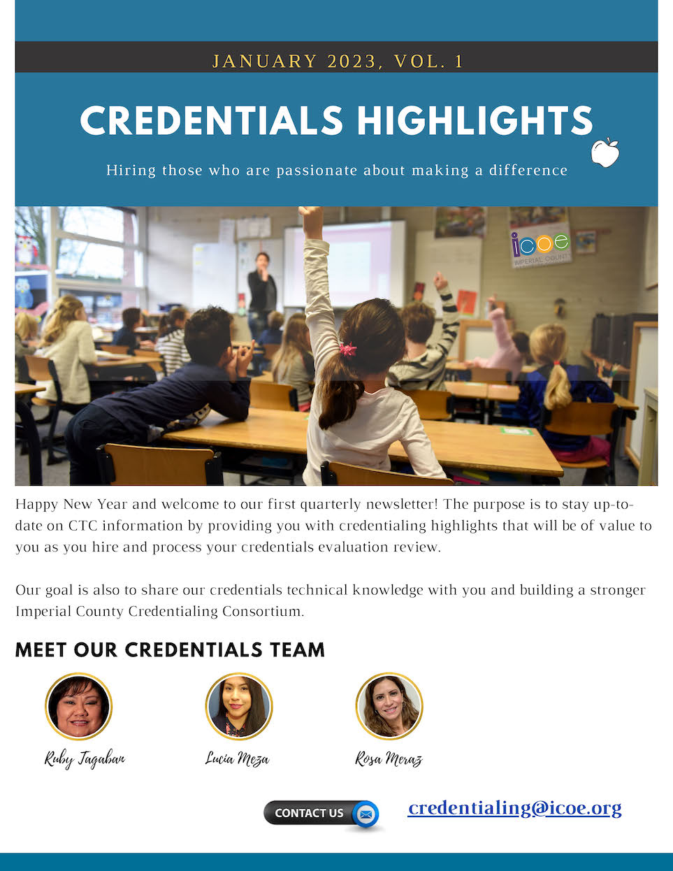 Credentials Highlights Volume 1 - January 2023
