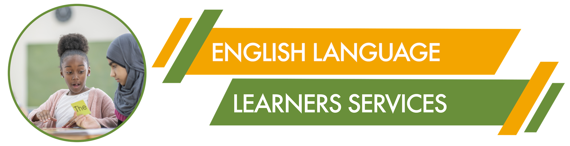 English Language Learners Services Banner