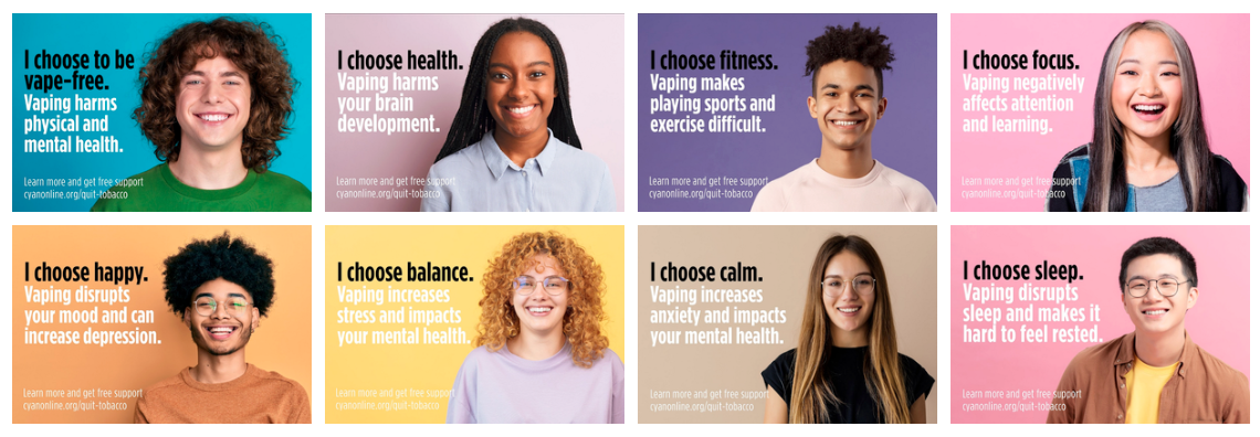 I Choose To Be Vape-Free Campaign.