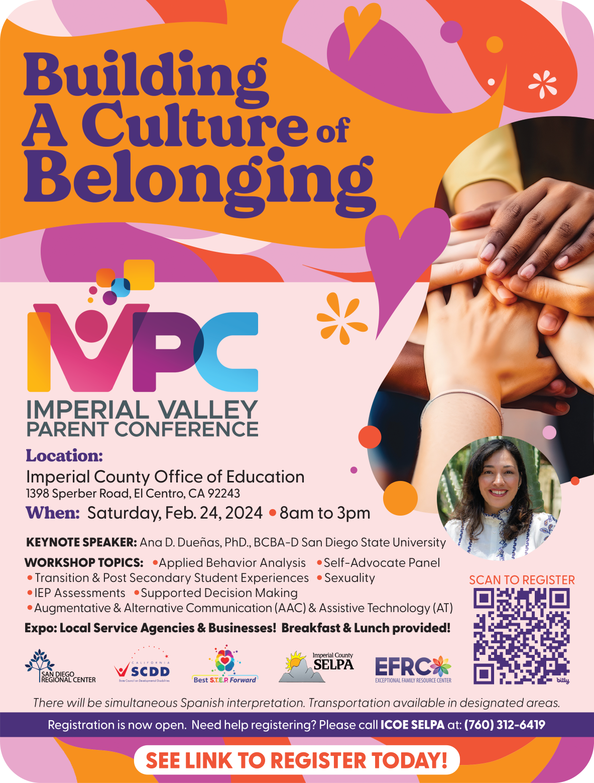 2024 Imperial Valley Parent Conference Flyer