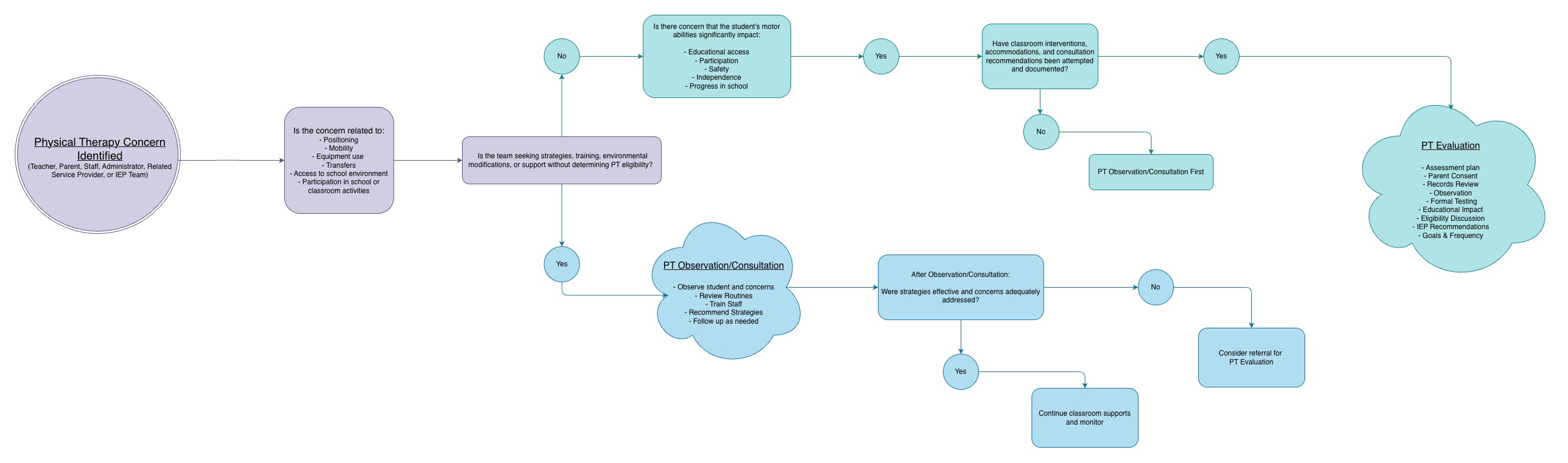 PT Concern Flowchart Graphic