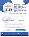 Principal's Series: Supporting Students with Extensive Support Needs Flyer