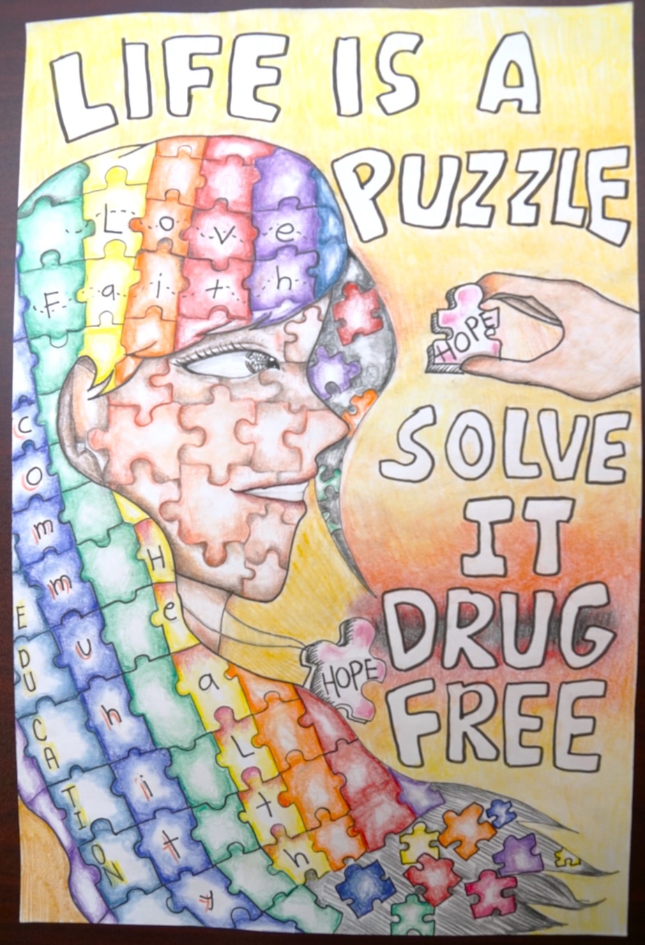 Grand Prize Winner (K-12) Red Ribbon Contest Drawing