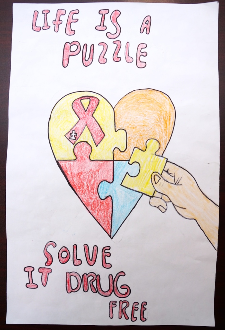 (K-3) Division Winner Red Ribbon Contest Drawing