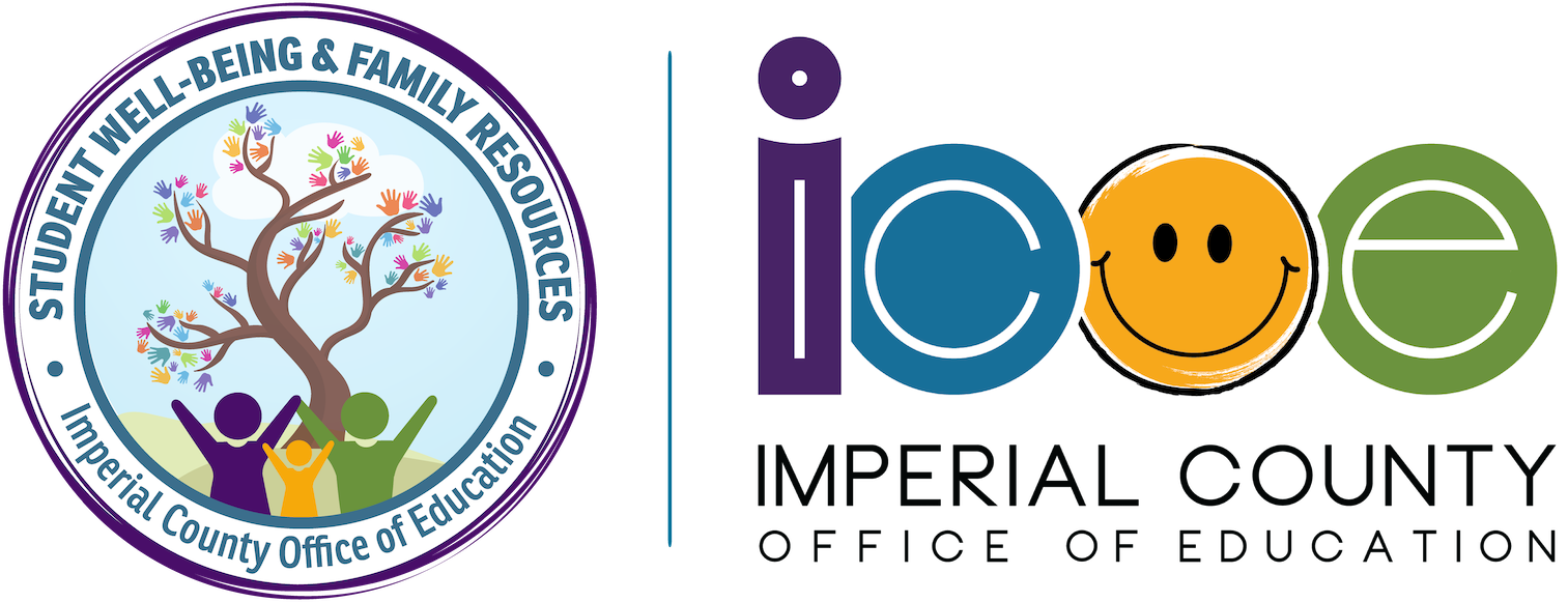 Student Well-Being and Family Resources Logo with ICOE Logo