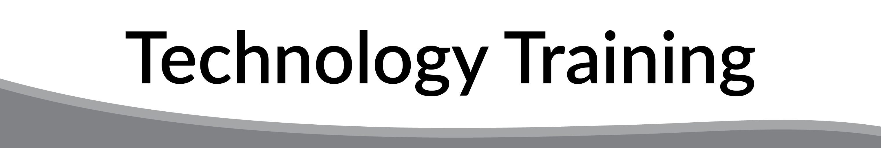 Technology Training banner