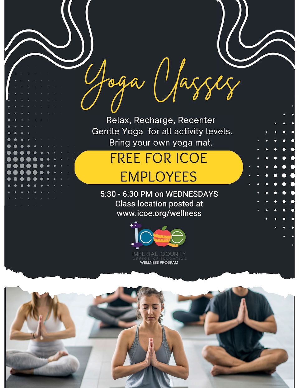 Yoga Classes Flyer