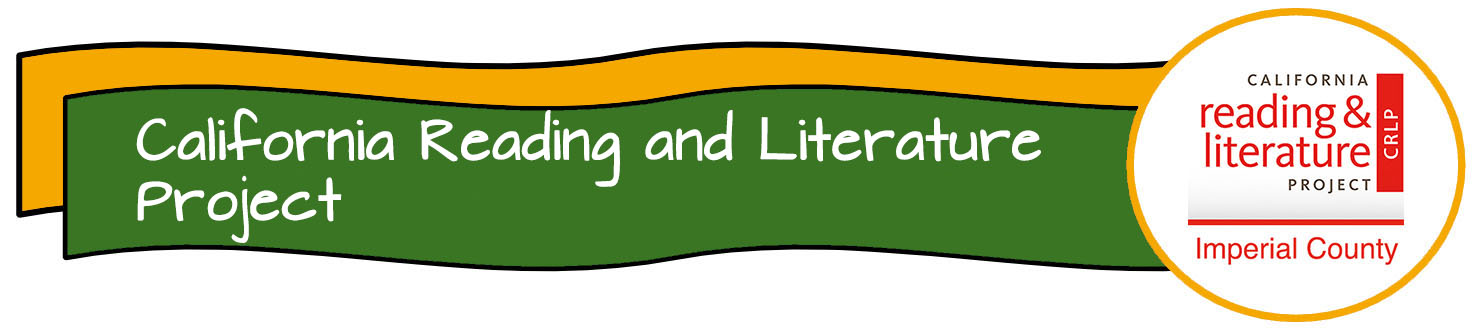 California Reading and Literature Project Banner