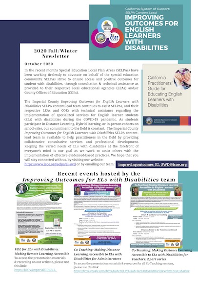 Fall/Winter 2020 Highlights Newsletter Cover