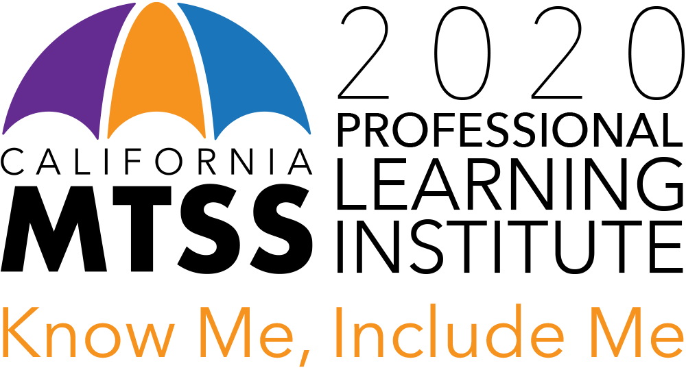 California MTSS 2020 Professional Learning Institute Logo