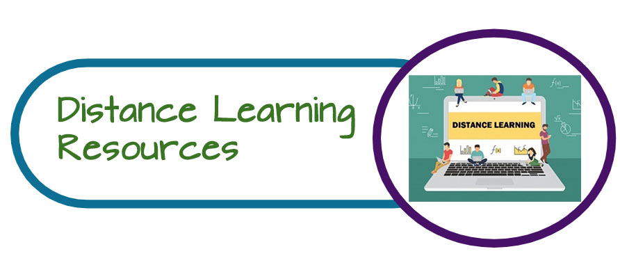 Distance Learning Resources Button