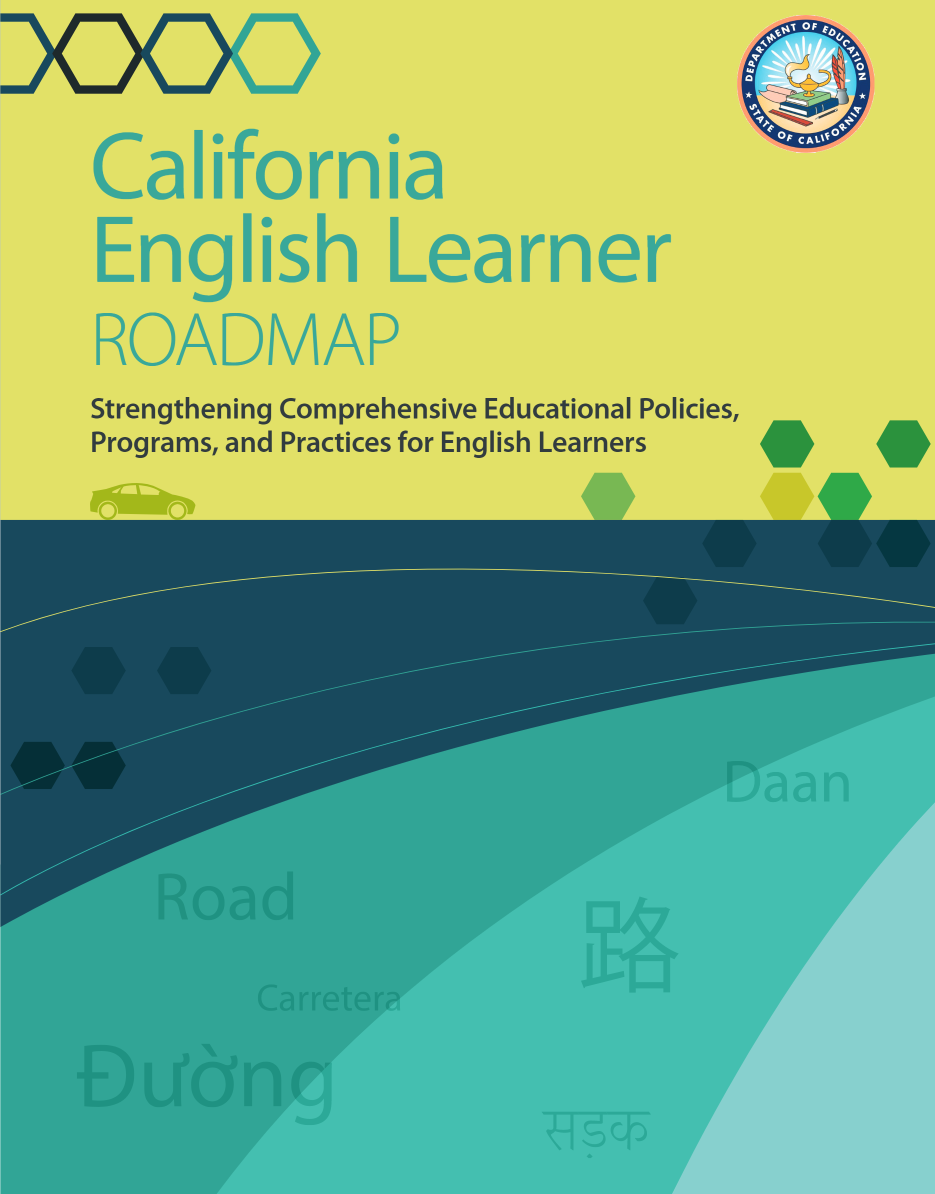Imagen de la hoja de ruta para estudiantes de inglés de California