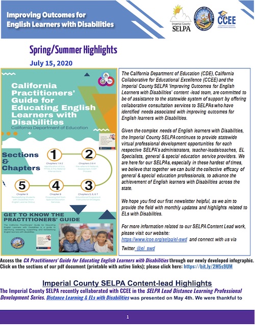 Spring/Summer 2020 Highlights Newsletter Cover