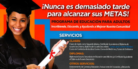 Folleto Programa de Educación Para Adultos