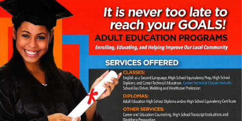 Adult Education Programs Brochure English
