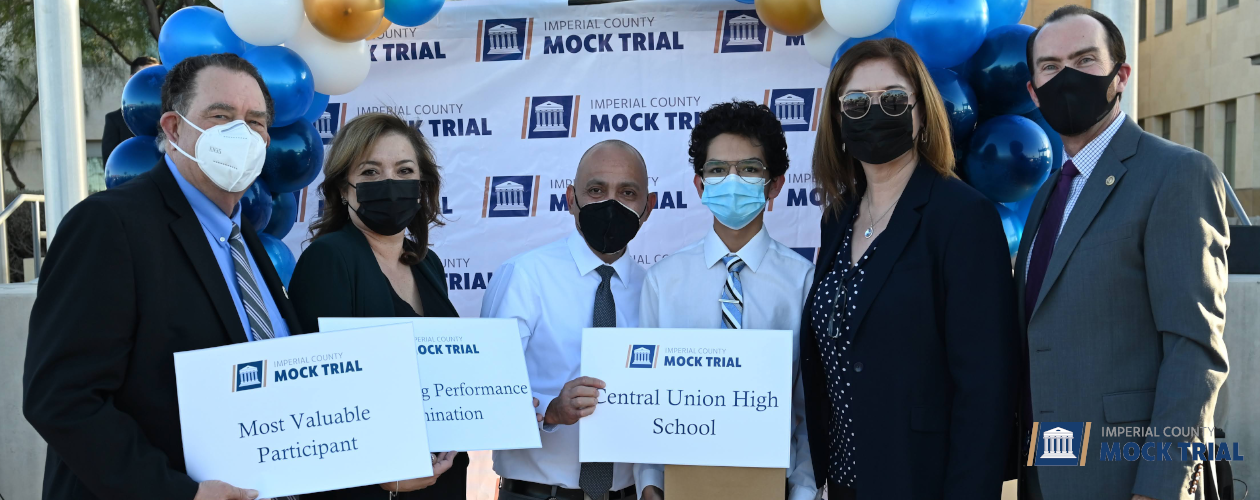 Mock Trial Award for Central Union High School
