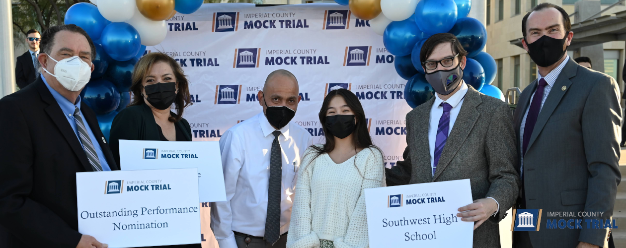 Mock Trial Award for Southwest High School