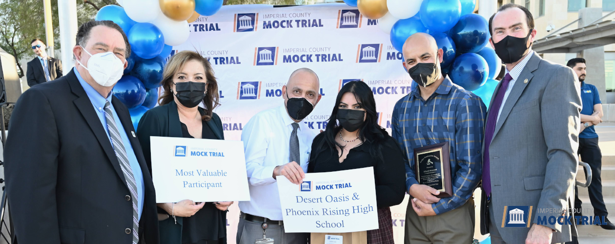 Mock Trial Award for Desert Oasis & Phoenix Rising High School