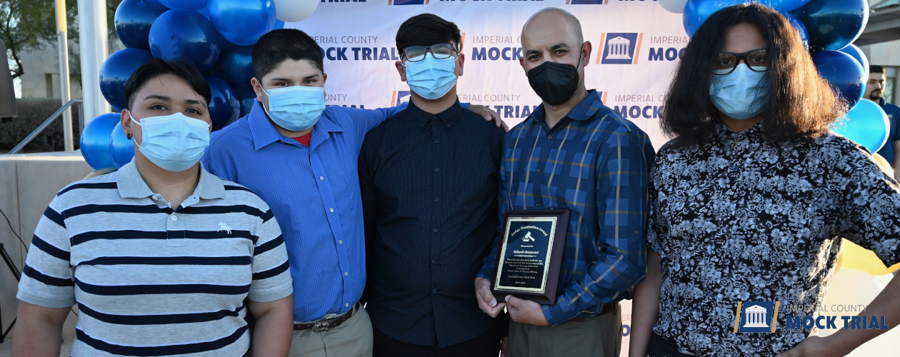 Mock Trial Award Students Team