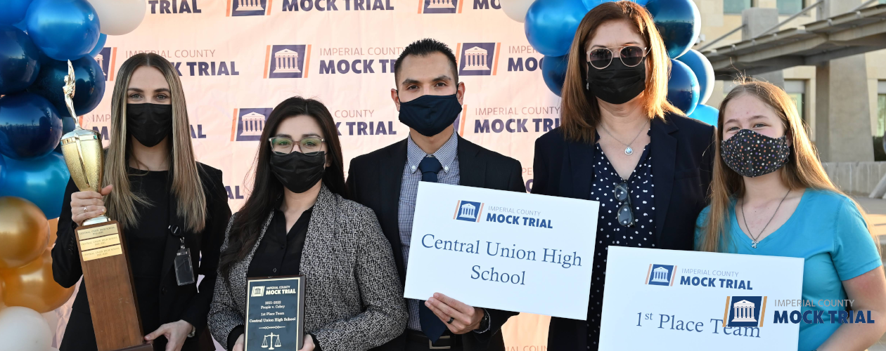 Mock Trial 1st Place Winners - Central Union High School