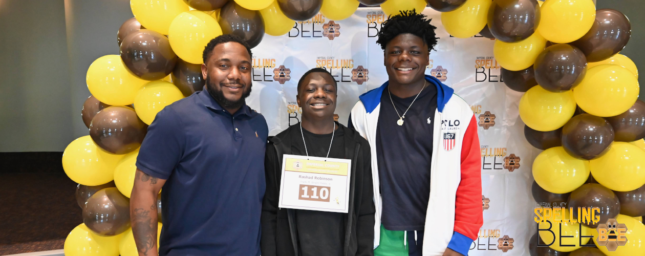 Spelling Bee - Participant student with family