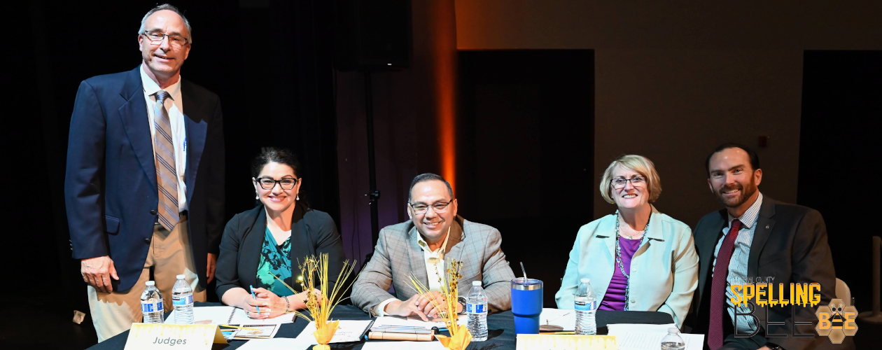 Spelling Bee - Judges and the ICOE Superintendent 