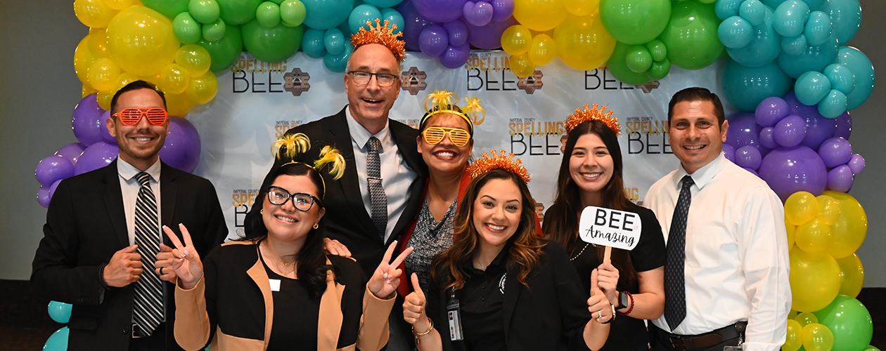 Curriculum Staff at the Spelling Bee event